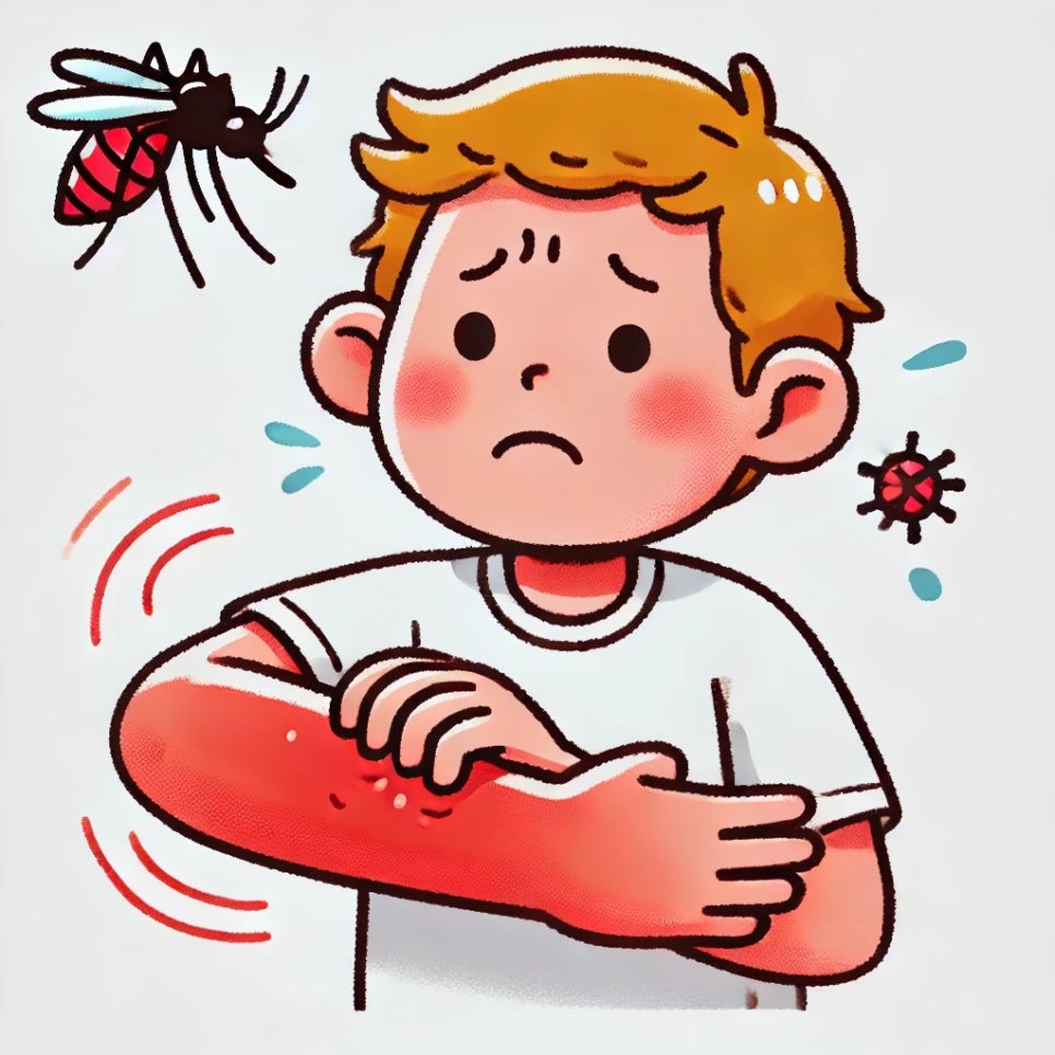 모기 알레르기 반응과 스키터 증후군